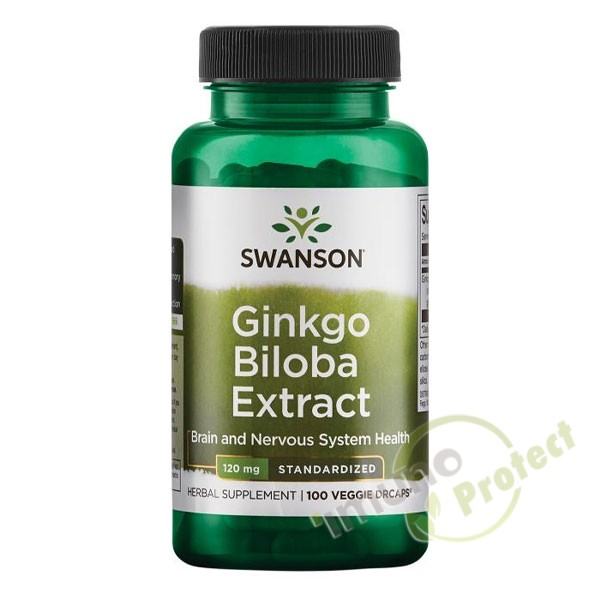 Ginko standardizirani Swanson, 120 mg 100 kaps