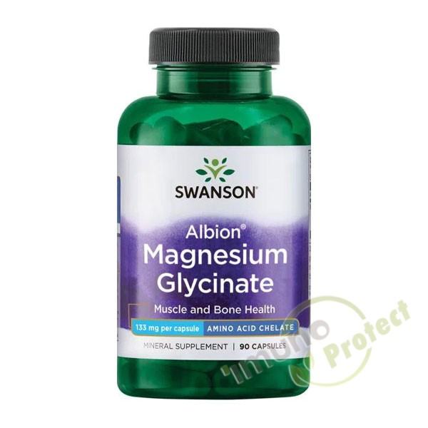 Magnezijev glicinat Swanson, 133 mg