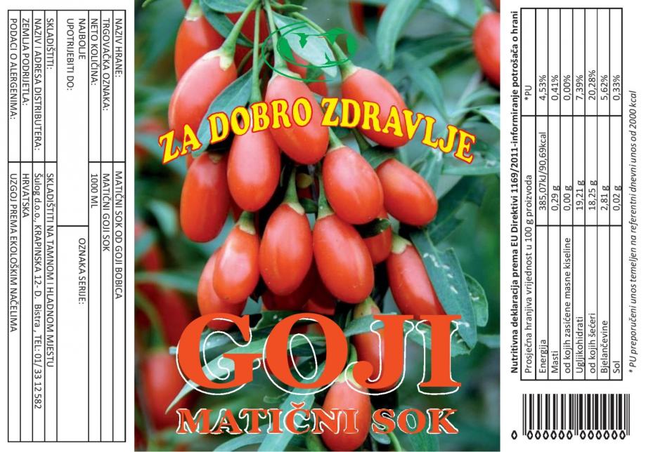 Matični sok Goji 0,2 l