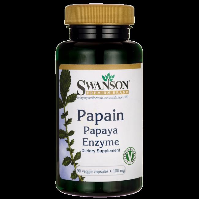 Papain Papaya Enzim – Swanson – 90 kapsula