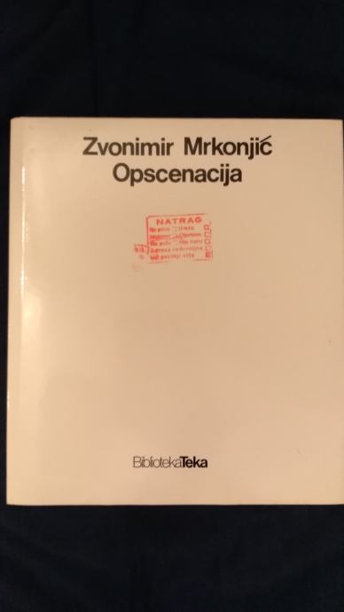 Opscenacija     Zvonimir Mrkonjić