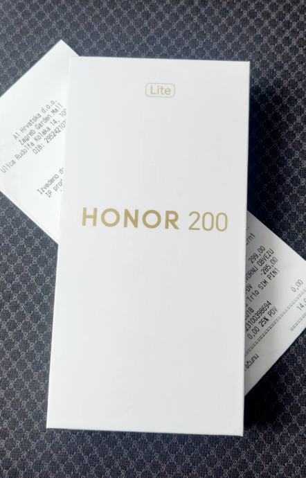 HONOR 200 LITE 5G BLACK 8/256GB ZAPAKIRANO NOVO