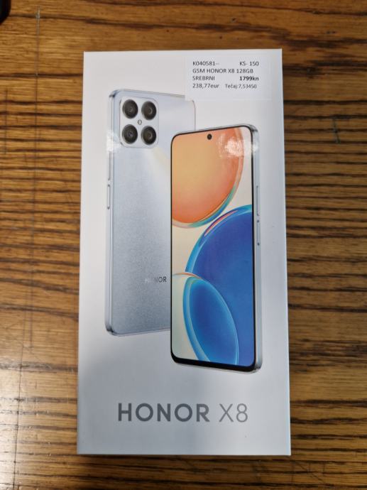 HONOR X8 6/128GB SILVER