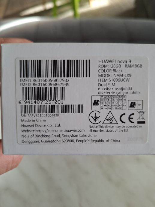 Huawei Nova 9  8/128