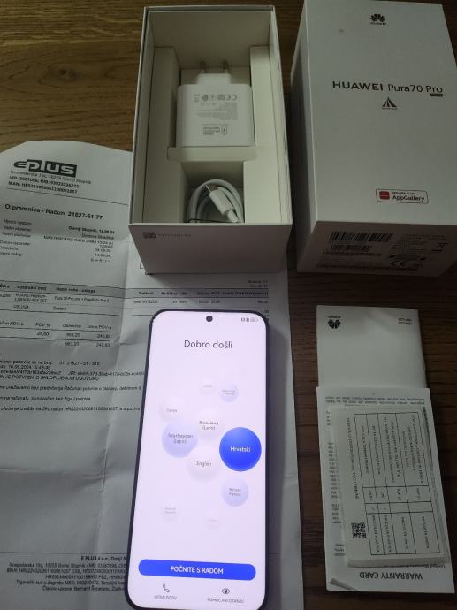 Huawei Pura 70 Pro Black 512/12GB star 3 mjeseca,kao nov,garanc,zamjen