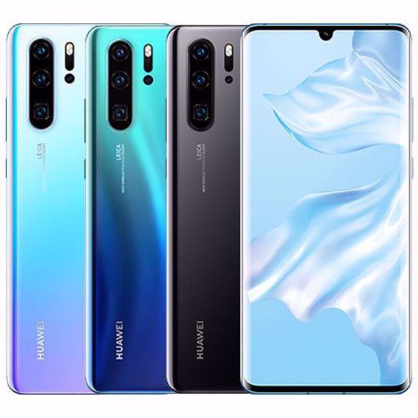 HUAWEI P30, BREATHING CRYSTAL + BLACK, 128GB, NOVO, SVE MREŽE