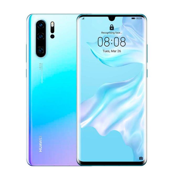 Huawei P30 Pro, Breathing Crystal + Mystic Blue, 128gb