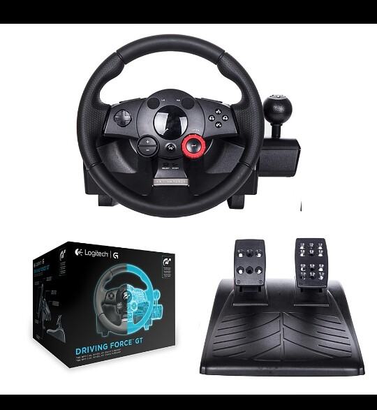 Как подключить руль logitech driving force gt к компьютеру