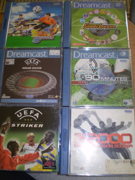 Sega Dreamcast igre nogomet