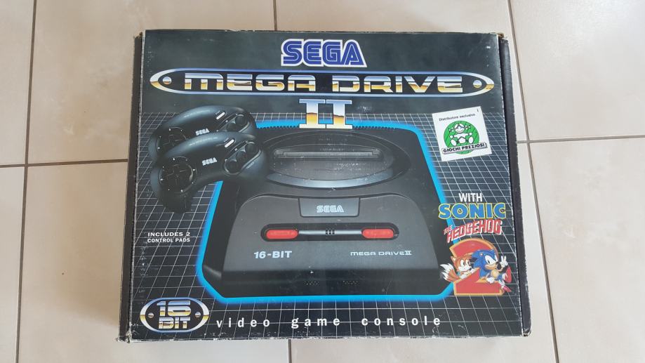 SEGA Mega Drive 2 + Sonic 2