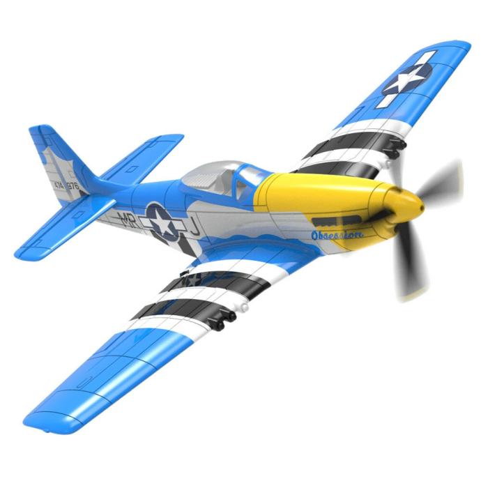 VolantexRC Mini Mustang P-51D V2 avion sa 3 baterije - NOVO