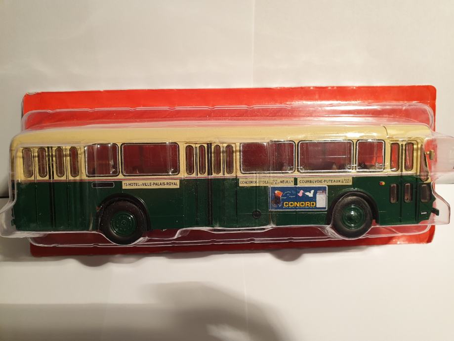 1:43 autobus Berliet PCS10 105, bež-zeleni