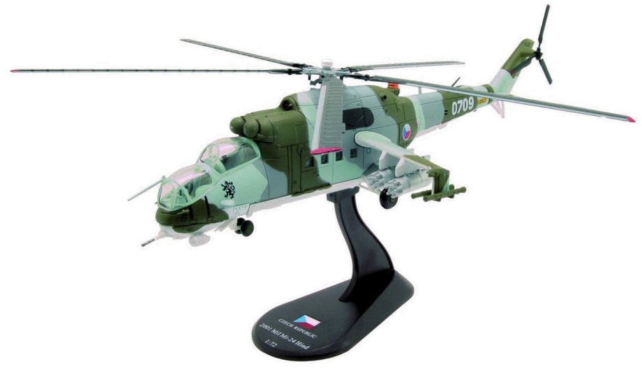 AmerCom maketa helikoptera 1/72 Mil Mi-24 Hind vojna vozila