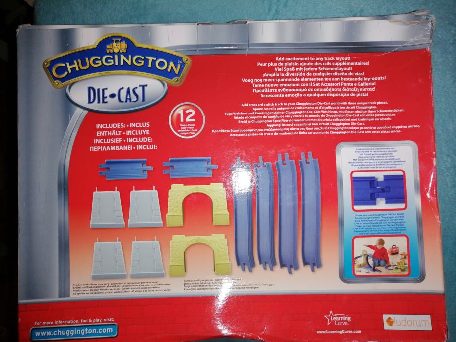 Chuggington most, tunel, tračnice...