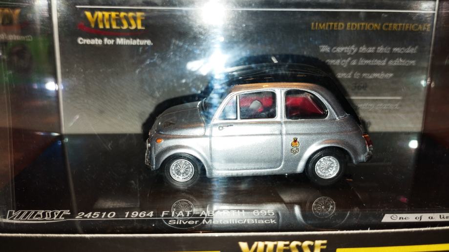 Diecast model Fiat Abarth 695 1/43 Vitesse