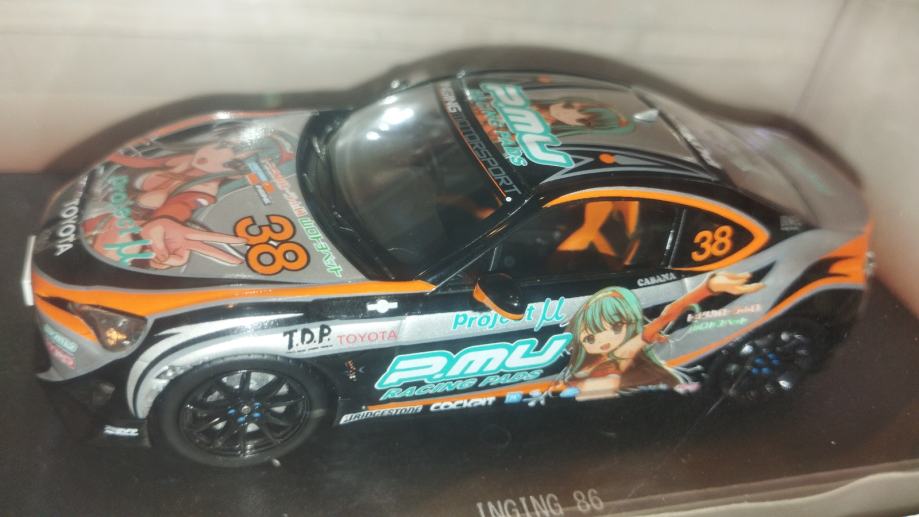 Diecast model Toyota Inging GT86 Manga style 1/43 EBBRO