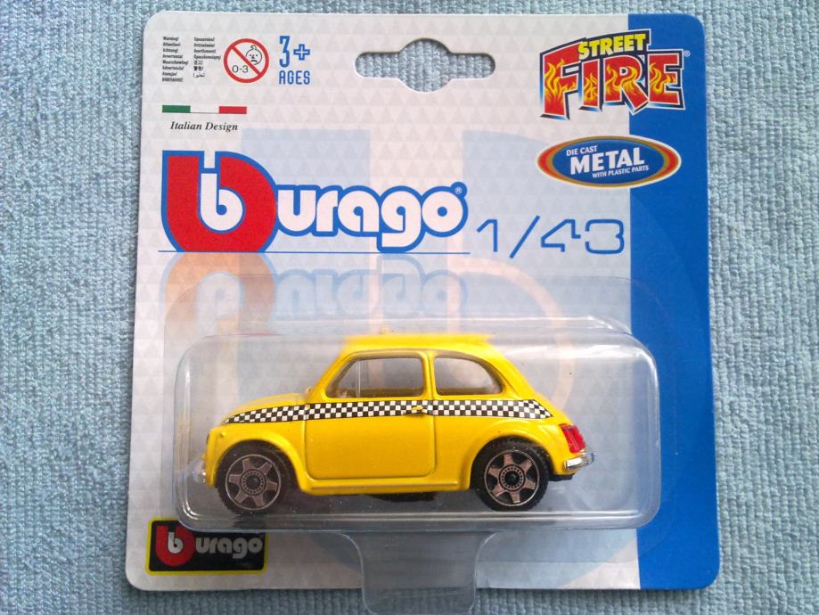 FIAT 500 NUOVA CLASSIC Fićo (NOVO) autić igračka oldtimer Bburago 1:43