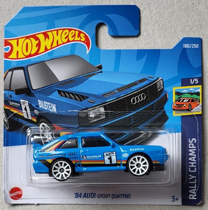 Hot wheels 84 AUDI SPORT QUATTRO