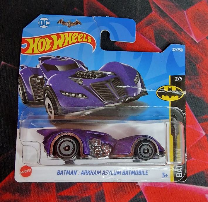 Hot Wheels Batman Arkham Asylum Batmobile