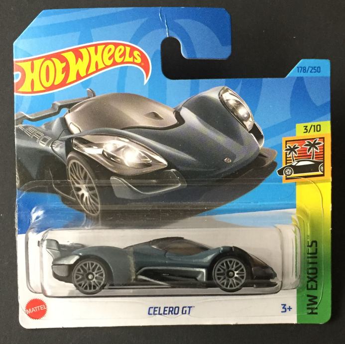 Hot Wheels Celero GT (sivi)..