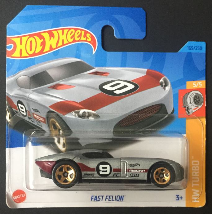 Hot Wheels Fast Felion Sivi