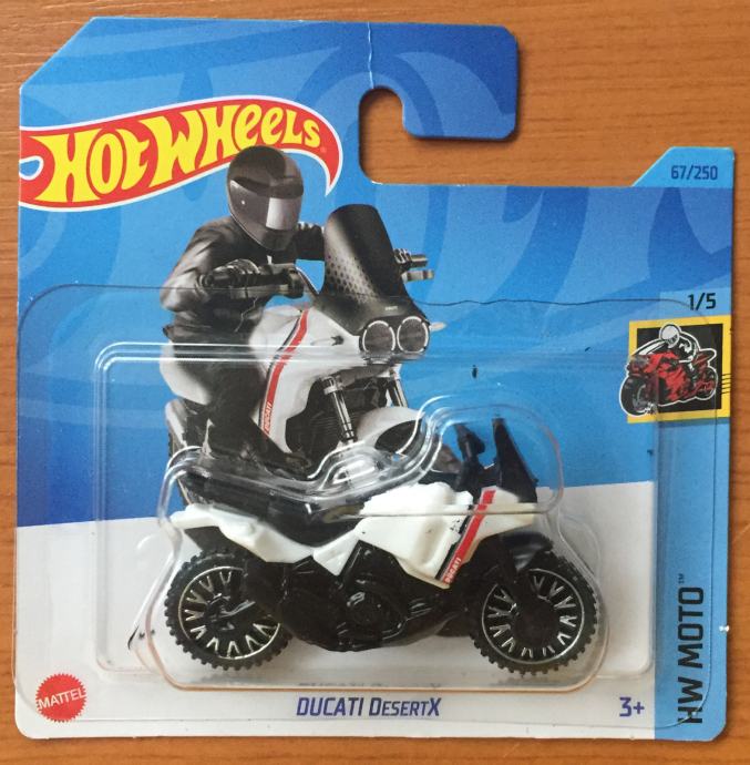 Hot Wheels motor Ducati DesertX (bijeli)