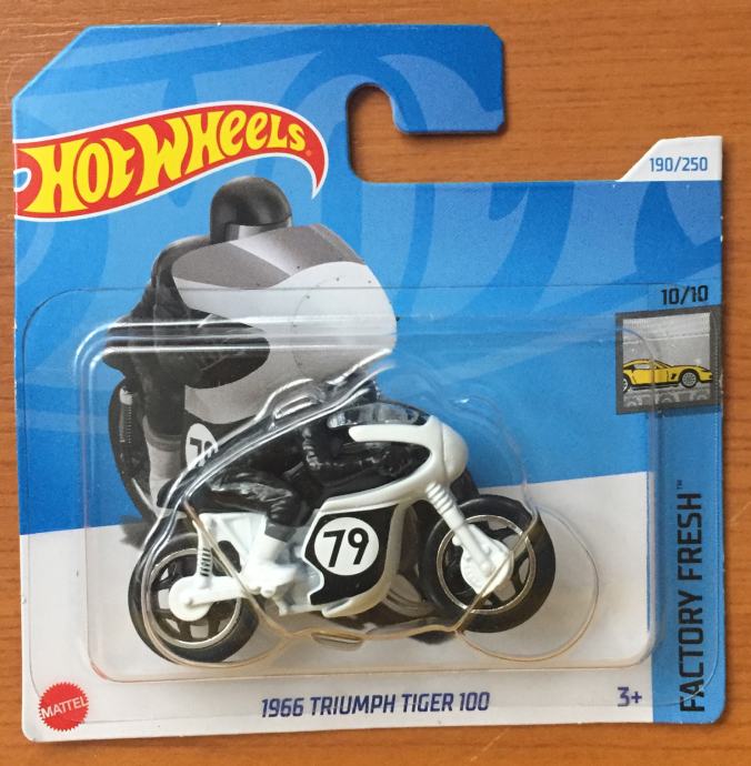 Hot Wheels motor Triumph Tiger 100 (1966)