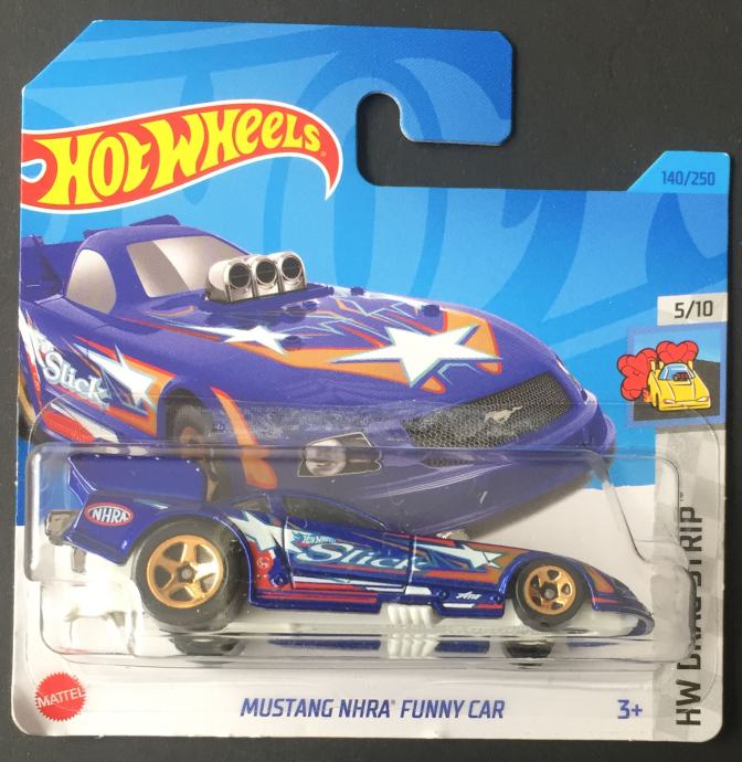 Hot Wheels Mustang NHRA Funny Car (ljubičasti).