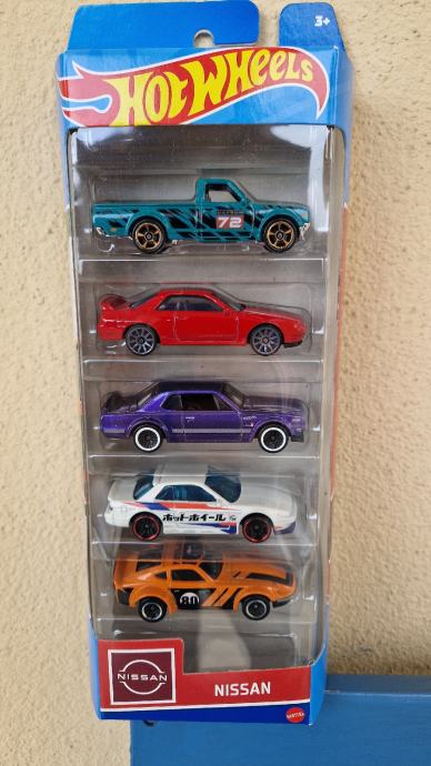 Hot Wheels Nissan 5pack