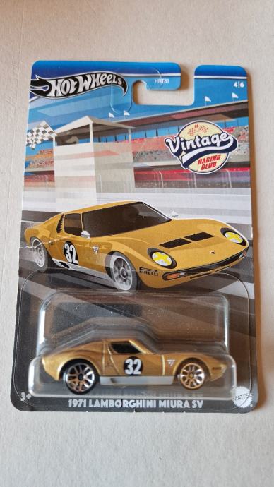 Hot Wheels VINTAGE 1971 LAMBORGHINI MIURA SV