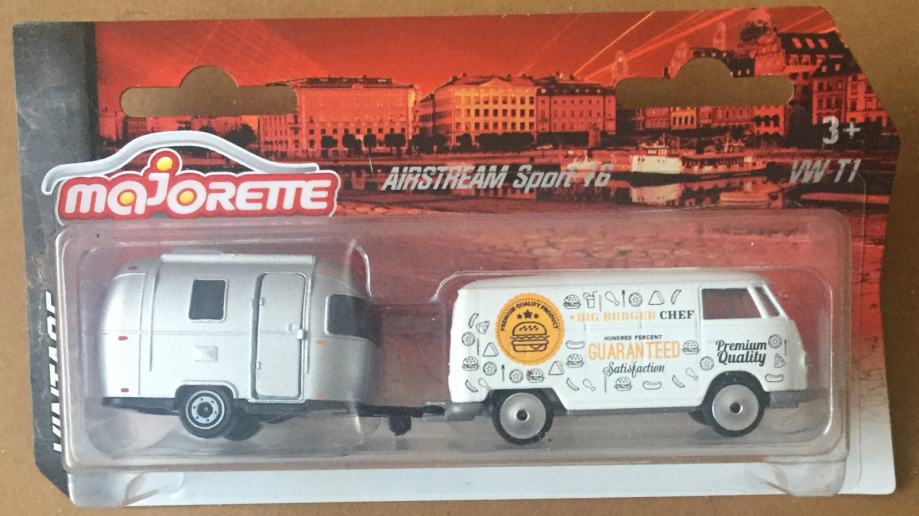 Majorette Vintage - AIRSTREAM Sport 16 - VW T1..