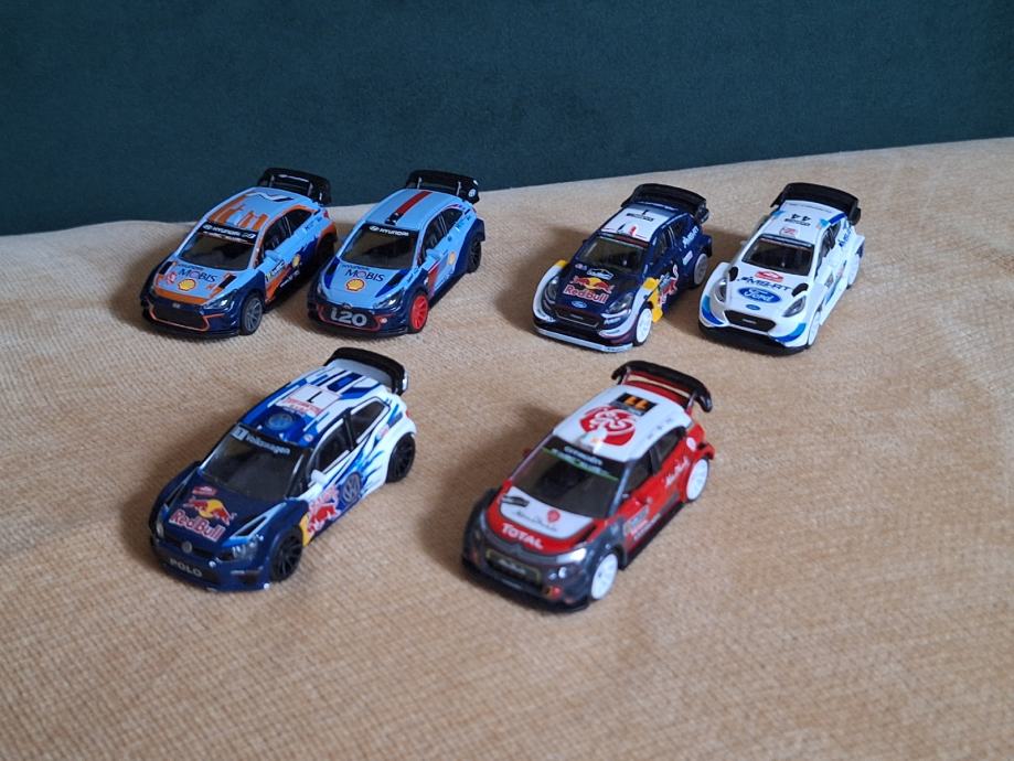 majorette wrc rally 6 od 6 komplet - reli autici