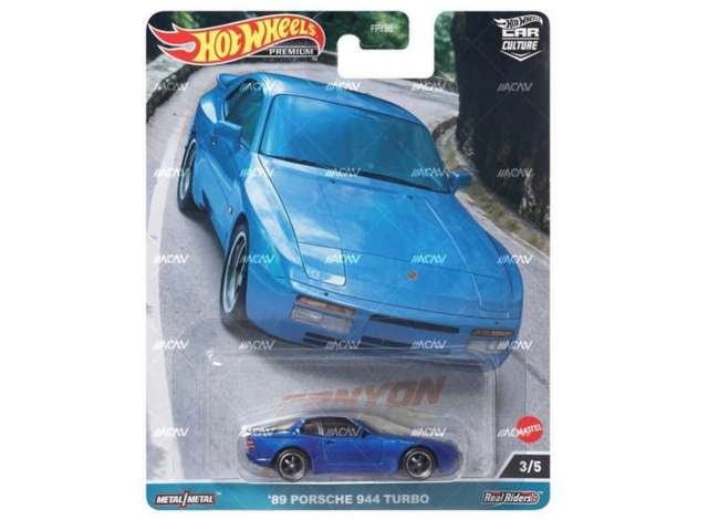 Porsche 944 Turbo, 1989 blue HOT WHEELS