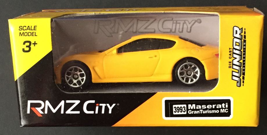 RMZ City Junior 1:60 (3993) - Maserati GranTurismo MC (žuti).