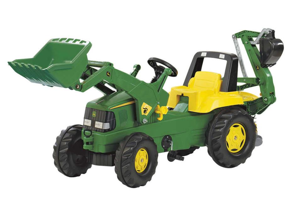 Rolly Toys traktor na pedale John Deere + prednji utovarivač + stražnj