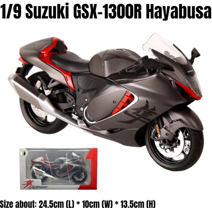 Suzuki Hayabusa premium maketa 2024, 1:9, led svjetla, novo!