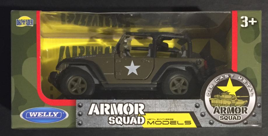 Welly - Armor Squad Models - Jeep Wrangler Rubicon..