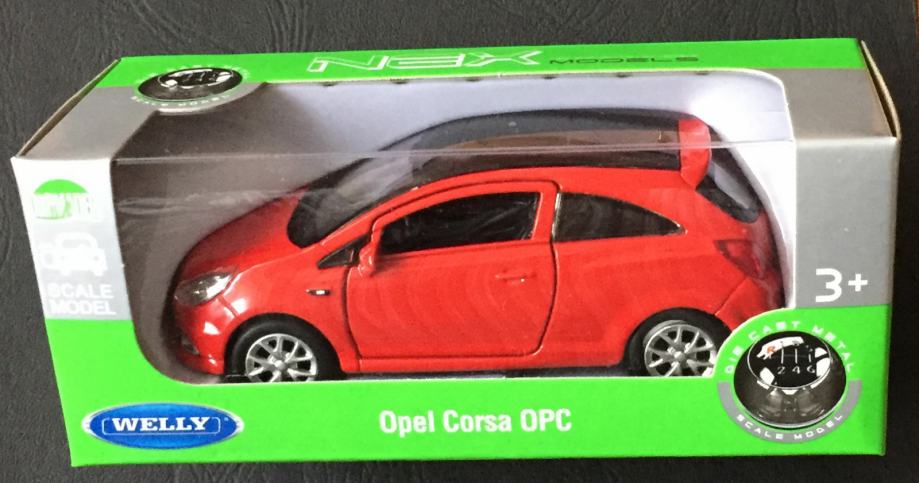 Opel Corsa OPC 1:34-39 model WELLY ZABAWKOWNIA