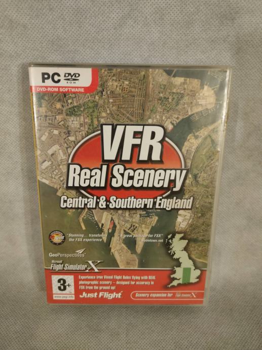 Flight Simulator X Expansion - VFR Real Scenery Central & Southern Eng