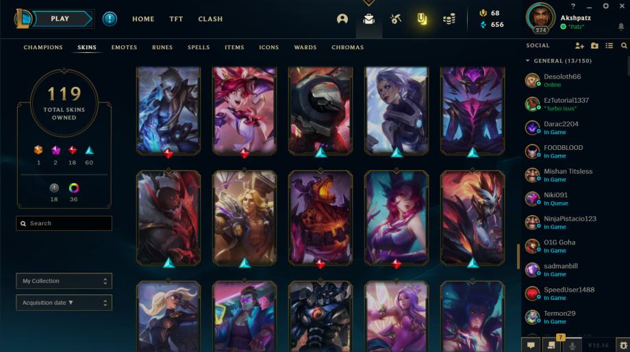 League of Legends account