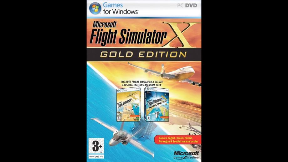 Microsoft Flight Simulator  X GOLD EDITION PC DVD