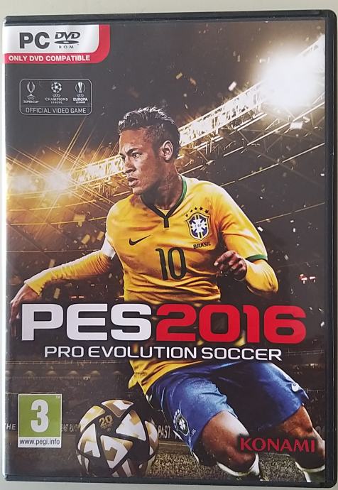 Prodajem igru "PES 2016 PRO EVOLUTION SOCCER za PC"