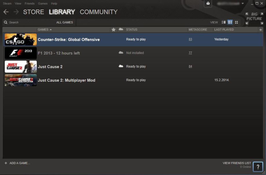 steam account with counter strike global offensive