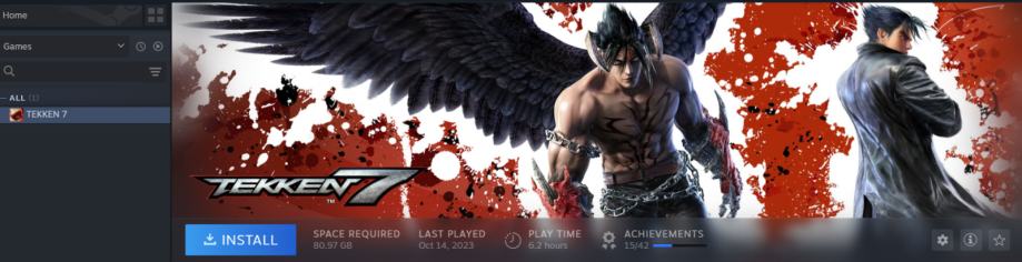 TEKKEN 7 - Steam Acc s jednom igricom