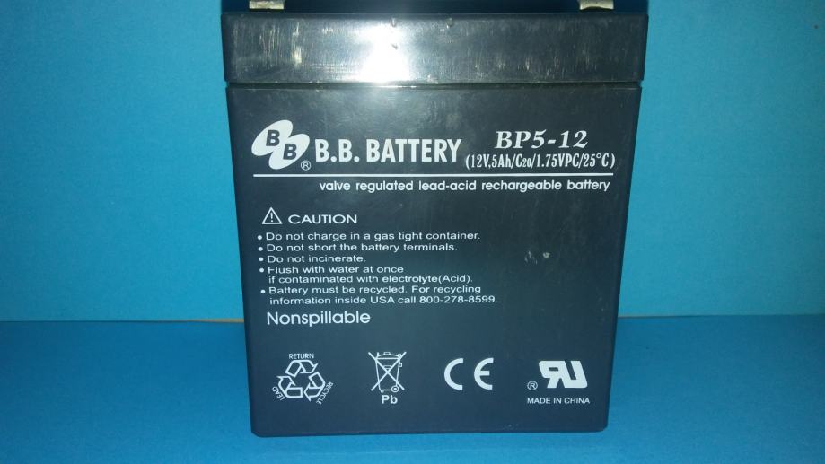 BB Battery BP5-12 12V/5Ah