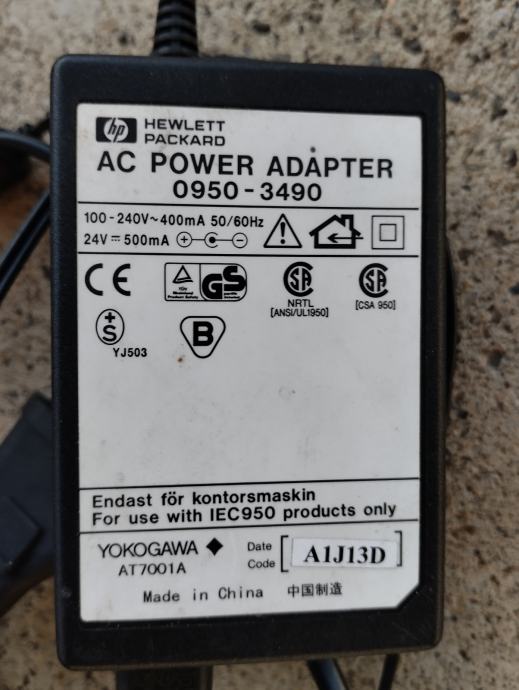 HP adapter 24V/500mA prodajem