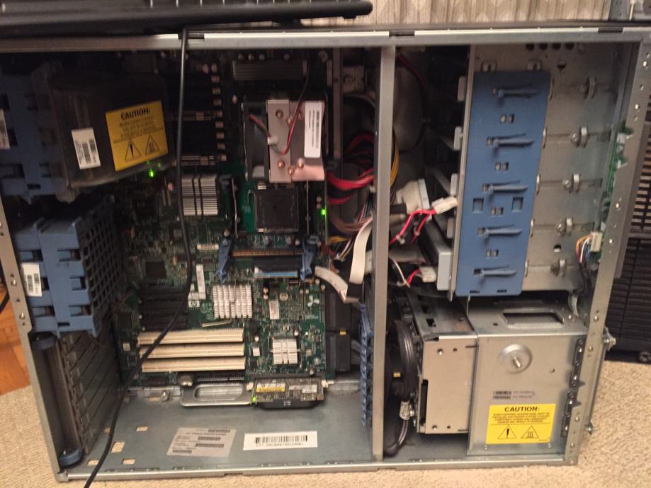 Hp proliant ml350 g5 установка