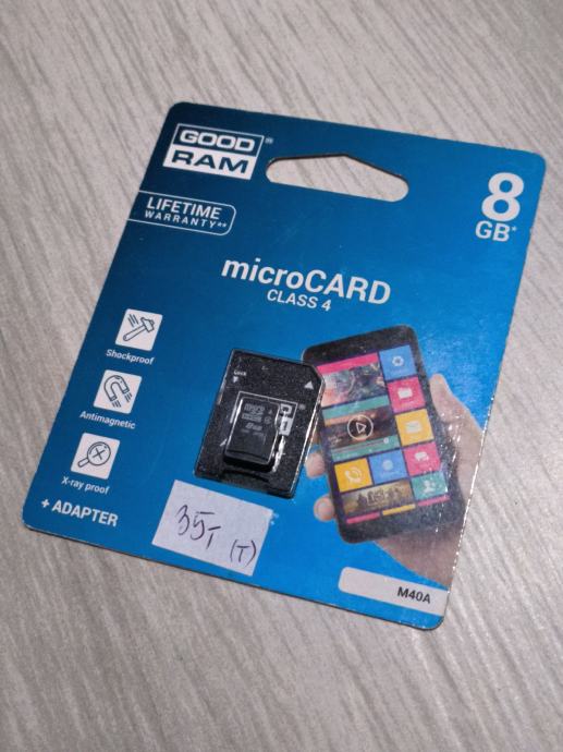 NOVO kartica microSD 8GB micro sd transflesh trans KAŠTEL TROGIR SPLIT