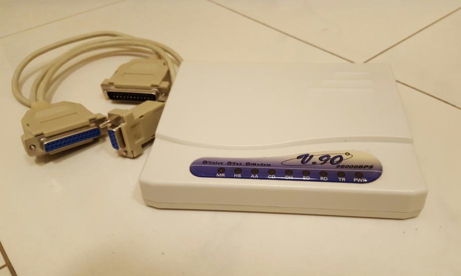 Modem fax modem