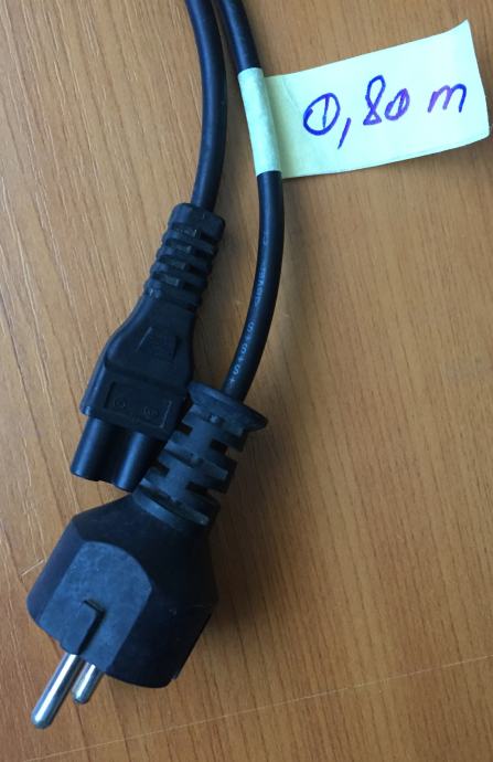 Naponski kabel za računalo 0,8 m crni (Miki Maus)